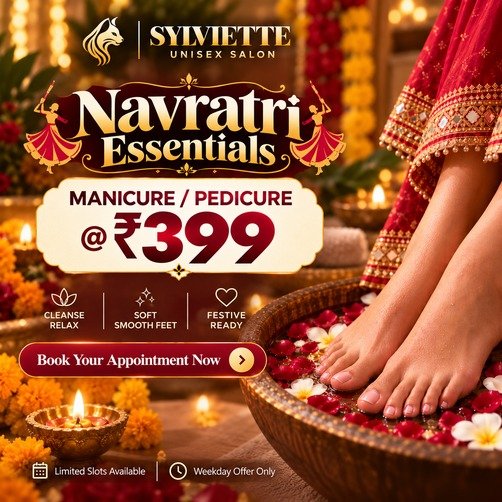 Offer: Manicure or Pedicure at Rs. 399