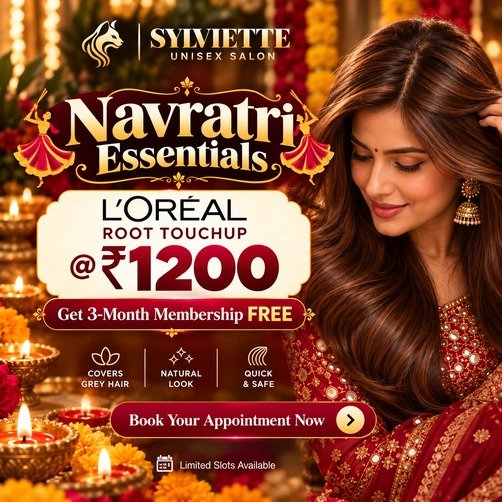 Offer: L'Oreal Root Touch-up at Rs. 1200 with 3-month membership free